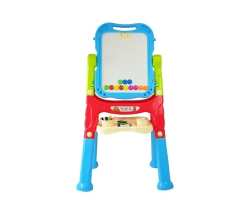 Magnetic Chalk Board Blue Red Accessories