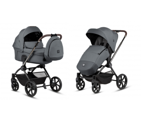 Tutis Gio+ Grigio 133 Bērnu rati 2in1