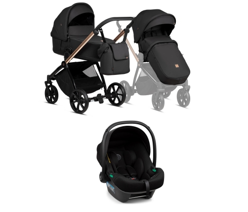 Tutis Mio 3+ BLACK EDITION Rose Gold 292 Детская коляска 3в1