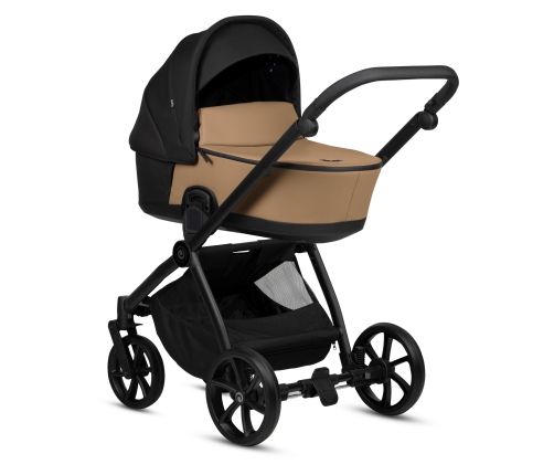 Tutis Mio 3+ LEATHER Beige 180 Bērnu rati 3in1