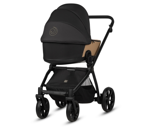 Tutis Mio 3+ LEATHER Beige 180 Bērnu rati 3in1