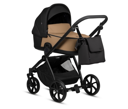 Tutis Mio 3+ LEATHER Beige 180 Bērnu rati 3in1