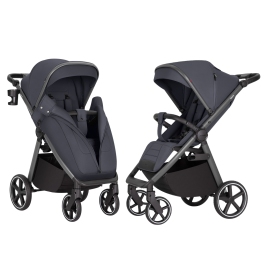 Carrello Bravo SL DELUXE CRL-5520 Thunder Grey Прогулочная Коляска