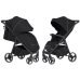 CARRELLO Bravo CRL-8512 Pure Black Pastaigu Ratiņi