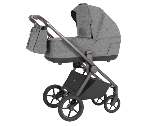 Baby stroller 2in1 CARRELLO Ultra CRL-6527 Metal Grey