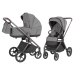 Baby stroller 2in1 CARRELLO Ultra CRL-6527 Metal Grey