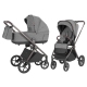 Baby stroller 2in1 CARRELLO Ultra CRL-6527 Metal Grey