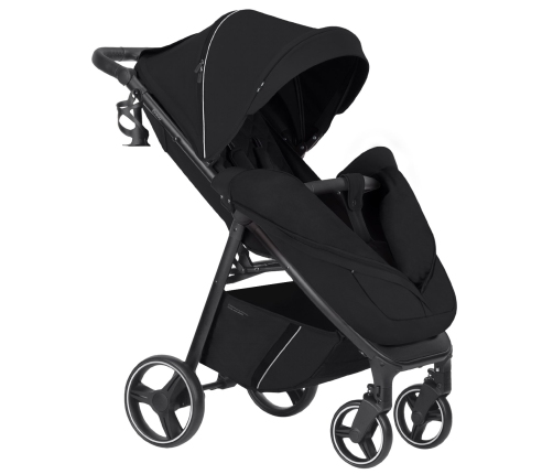 CARRELLO Bravo CRL-8512 Pure Black Pastaigu Ratiņi