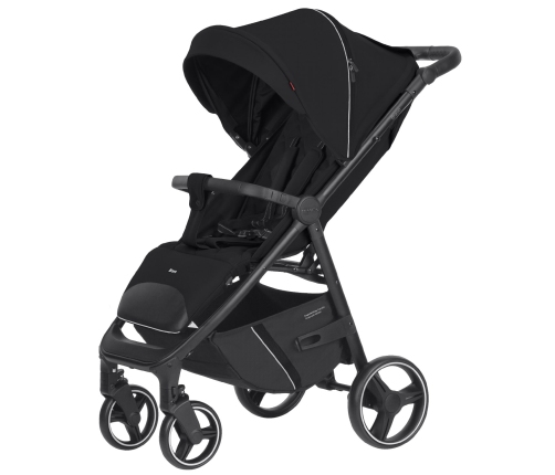 CARRELLO Bravo CRL-8512 Pure Black Pastaigu Ratiņi