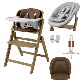 Highchair Carrello Focus CRL-16801 Moka Brown