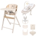 Highchair Carrello Tenero CRL-9507 Olympus Biege Wooden