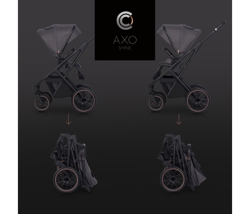 Cavoe Axo Shine French Grey Прогулочная коляска
