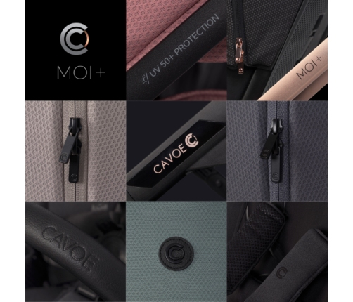 Wózek dziecięcy Cavoe Moi+ Desert Rose