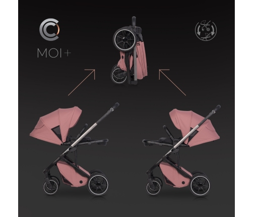 Wózek dziecięcy Cavoe Moi+ Desert Rose