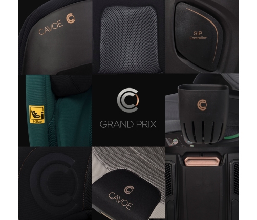 Fotelik samochodowy Cavoe Grand Prix Taupe