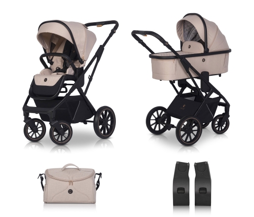 Cavoe Axo Shine Flamingo Bērnu rati 2in1