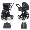 Cavoe Axo Shine French Grey Детская коляска 2 в 1