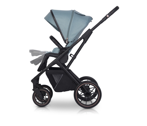 Cavoe Axo Shine Boho Green Bērnu rati 2in1