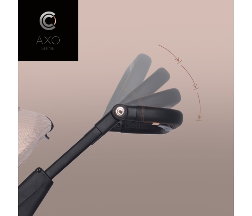 Cavoe Axo Shine Flamingo Bērnu rati 2in1