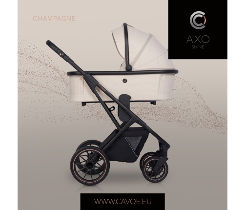 Cavoe Axo Shine Champagne Детская коляска 2 в 1