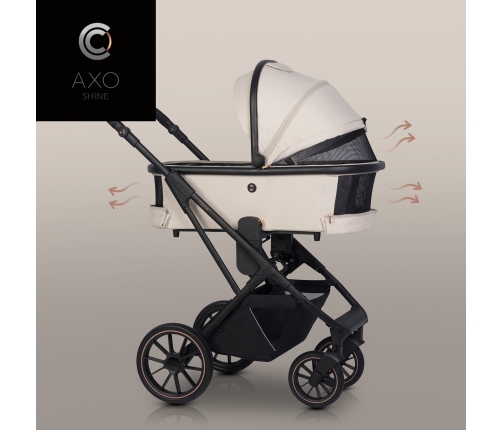 Cavoe Axo Shine Champagne Детская коляска 2 в 1