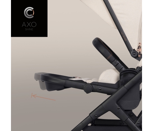 Cavoe Axo Shine Champagne Детская коляска 2 в 1