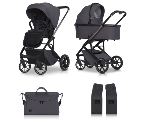 Cavoe Moi+ Iron Детская коляска 2 в 1