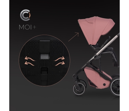 Cavoe Moi+ Iron Детская коляска 2 в 1