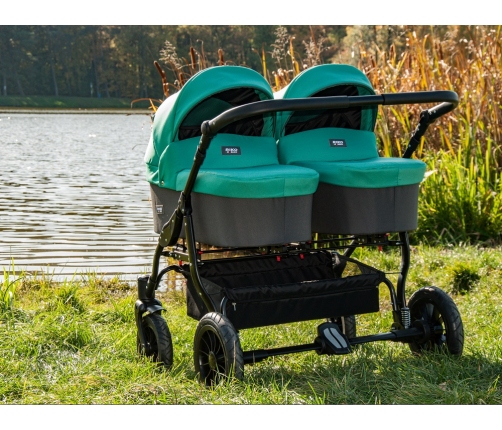 Riko Basic Saxo 04 Onyx Dvīņu rati 2in1