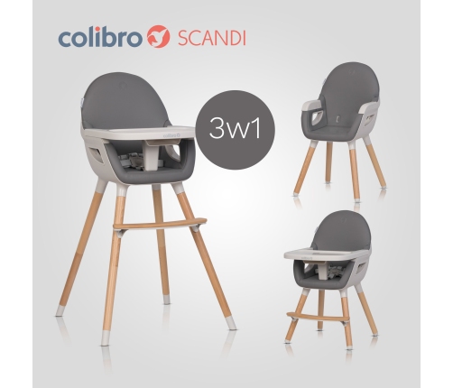 Krzesło do karmienia Colibro Scandi Onyx