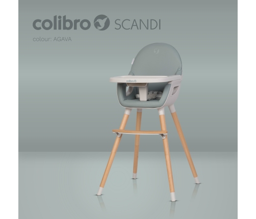 Krzesło do karmienia Colibro Scandi Agava