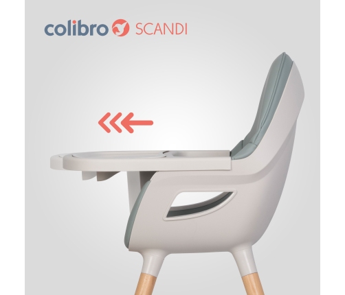 Krzesło do karmienia Colibro Scandi Agava