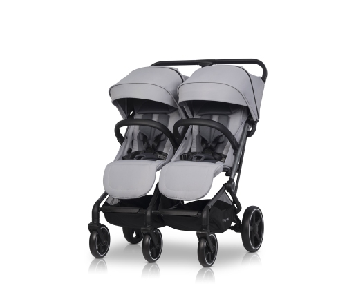 EasyGo Echo Cloudy Gray Коляска для двойняшек
