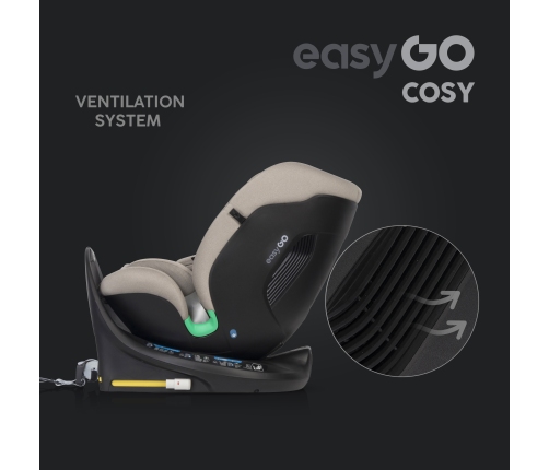 EasyGo Cosy Taupe Bērnu autosēdeklis 0-36 kg