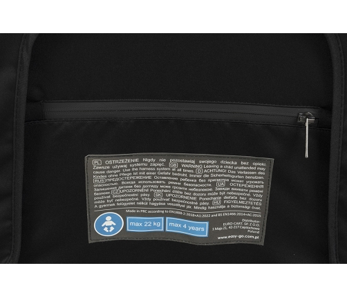 EasyGo Giro Ebony Black Детская коляска 2in1