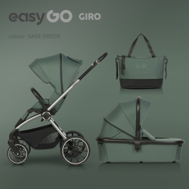 EasyGo Giro Sage Green Bērnu rati 2in1
