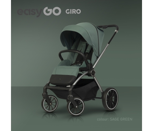 EasyGo Giro Sage Green Bērnu rati 2in1