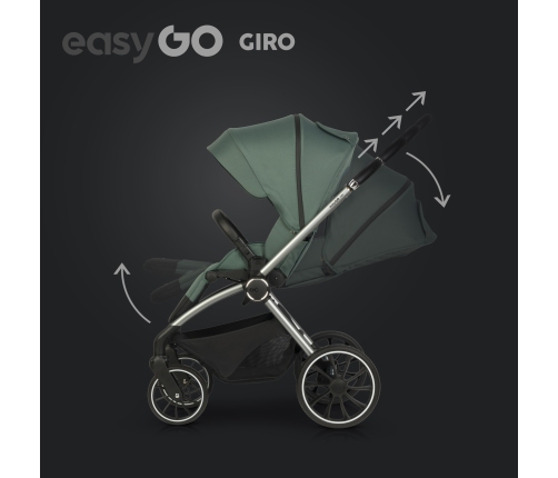 EasyGo Giro Sage Green Bērnu rati 2in1