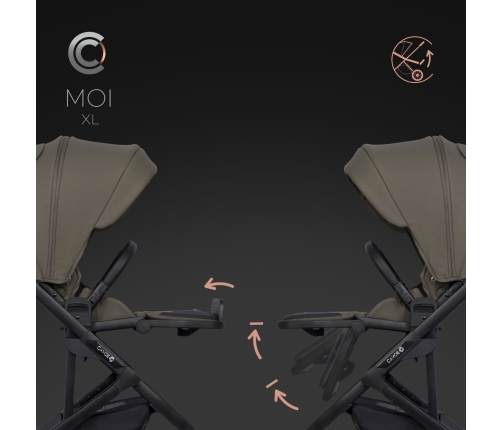 Cavoe Moi XL Moss Прогулочная коляска