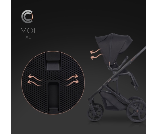 Cavoe Moi XL Meteorite Детская коляска 2 в 1