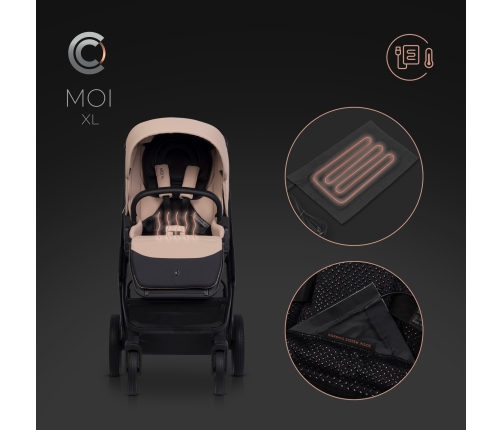 Cavoe Moi XL Macaroon Детская коляска 2 в 1