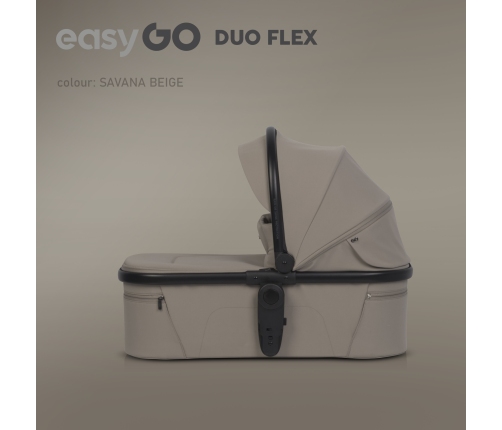 Gondola do wózka dziecięcego EasyGo Duoflex Savana Beige