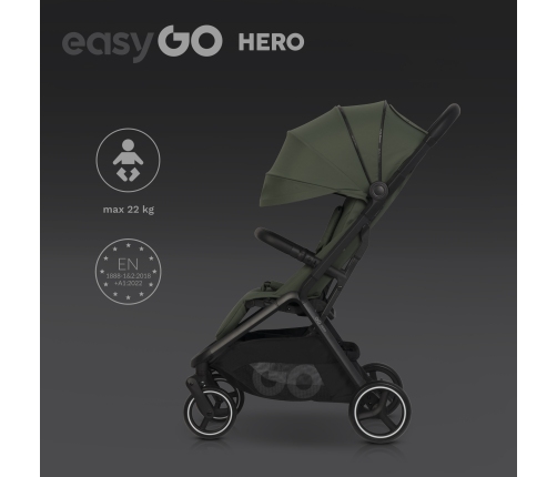 Easygo Hero Jungle Green Pastaigu rati