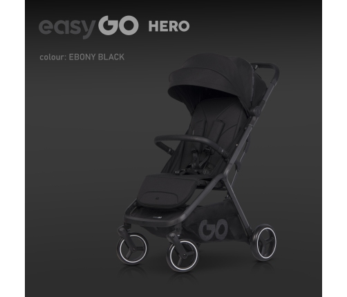 EasyGo Hero Ebony Black Pastaigu rati