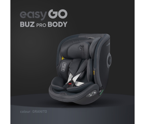 EasyGo Buz Pro Body Granito Bērnu autosēdeklis 0-36 kg