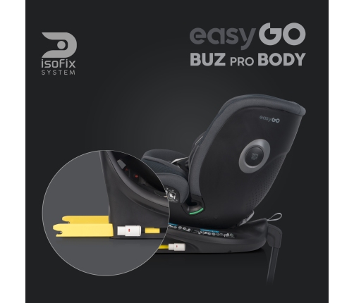 EasyGo Buz Pro Body Granito Bērnu autosēdeklis 0-36 kg