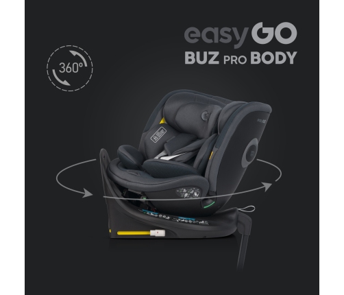EasyGo Buz Pro Body Granito Bērnu autosēdeklis 0-36 kg