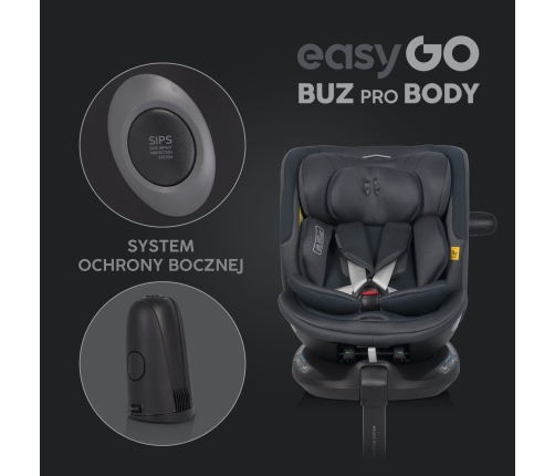 EasyGo Buz Pro Body Granito Bērnu autosēdeklis 0-36 kg