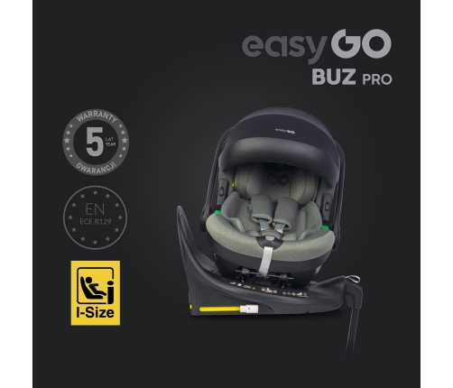 EasyGo Buz Pro 0-13 кг и EasyGo Buz Pro Body 0-36 кг Greener Детское автокресло 2в1