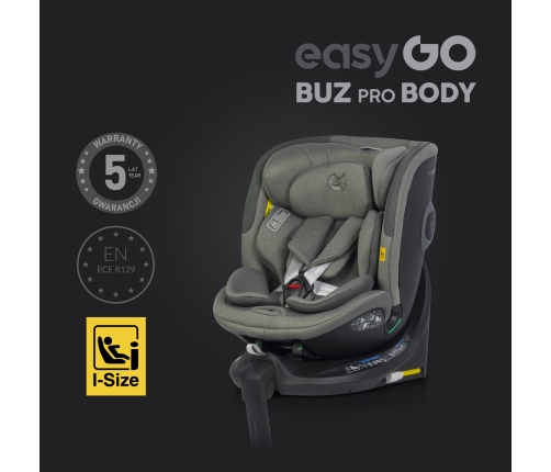 EasyGo Buz Pro 0-13 кг и EasyGo Buz Pro Body 0-36 кг Greener Детское автокресло 2в1